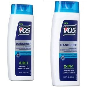 VO5 Dandruff 2 in 1 Shampoo + Conditioner 14.2 oz x 2 Bottles Discontinued
